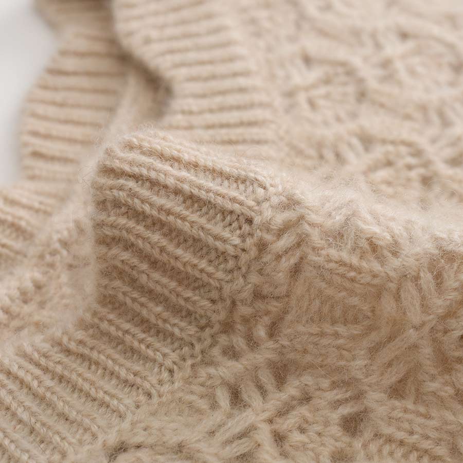 Women's Cashmere Crochet Sweater