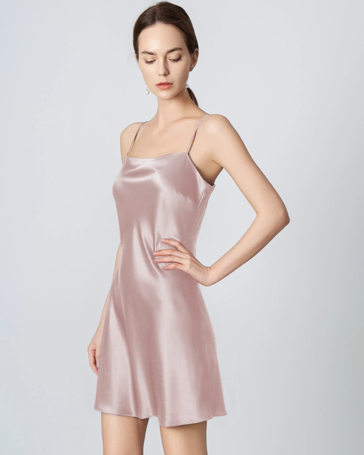 Silk Mini Cami Dress