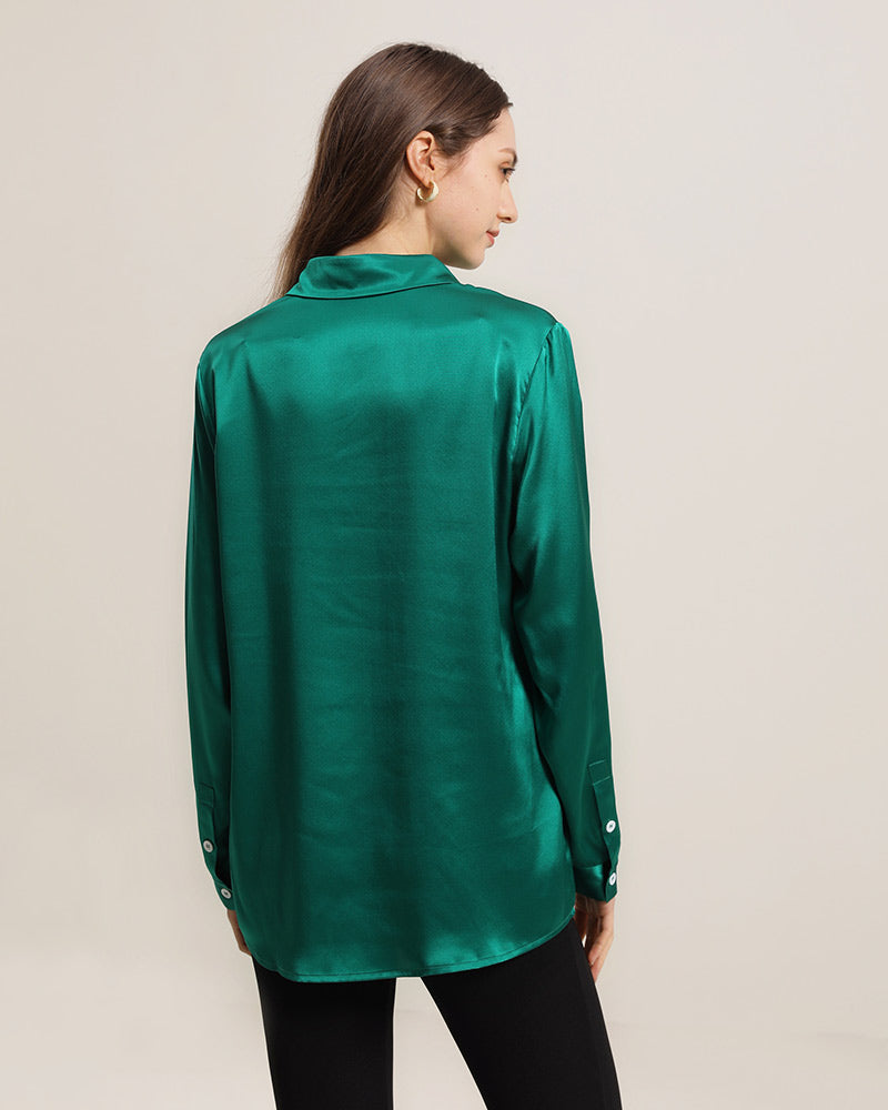 Women's Basic Silk Shirt