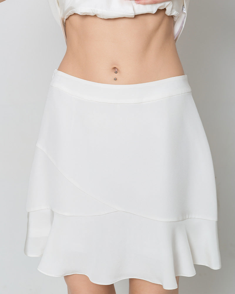 40 Momme Silk Mini Skirt 40 Momme Silk Mini Skirt