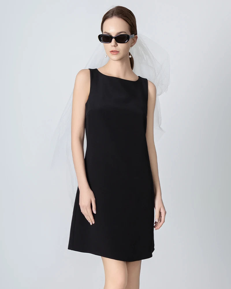 40 Momme A-line Silk Dress 40 Momme A-line Silk Dress