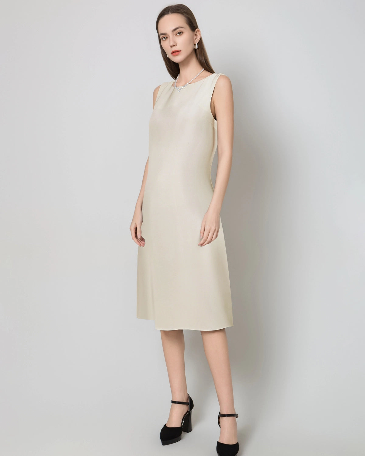 40 Momme Silk Midi Dress 40 Momme Silk Midi Dress