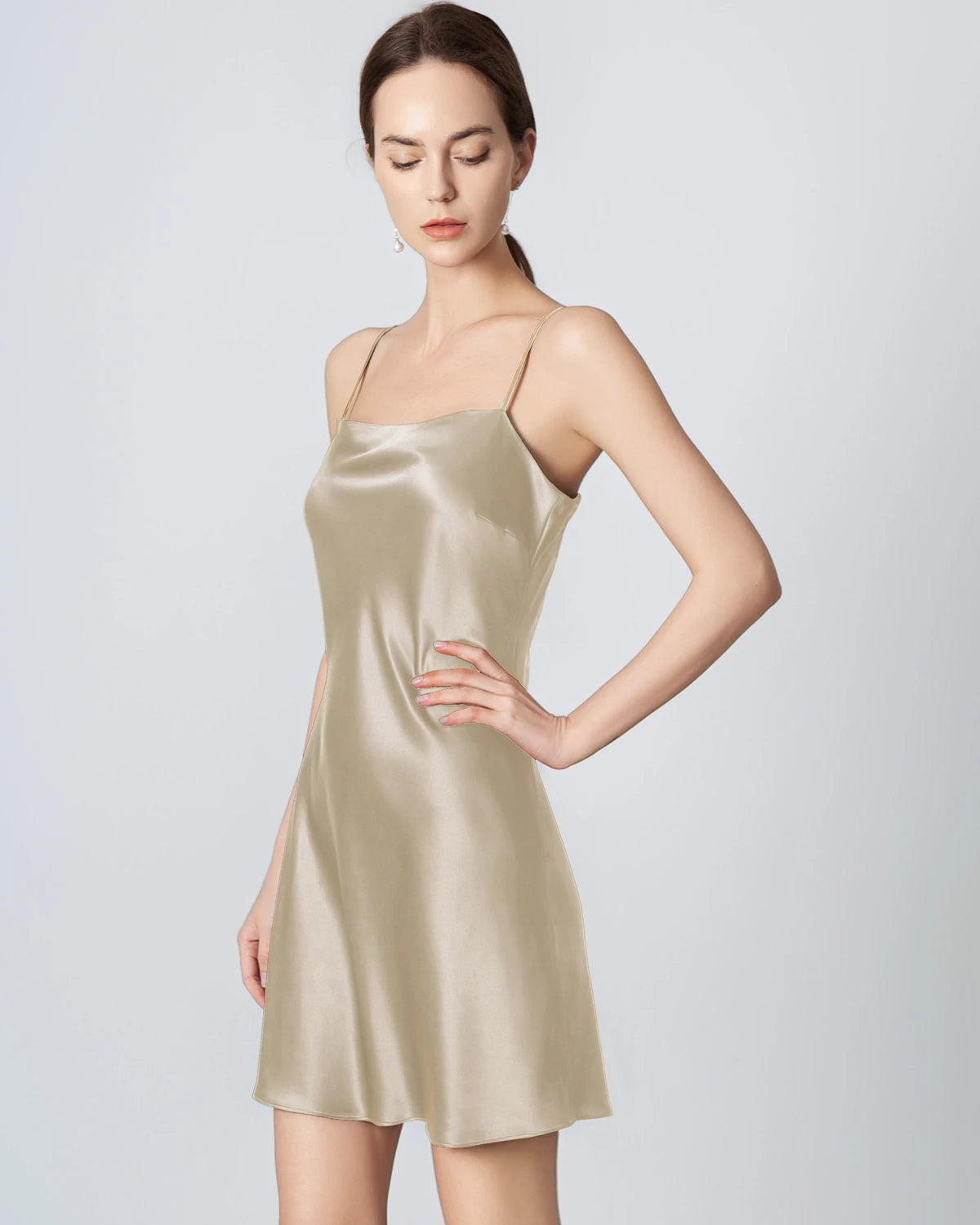 Silk Mini Cami Dress