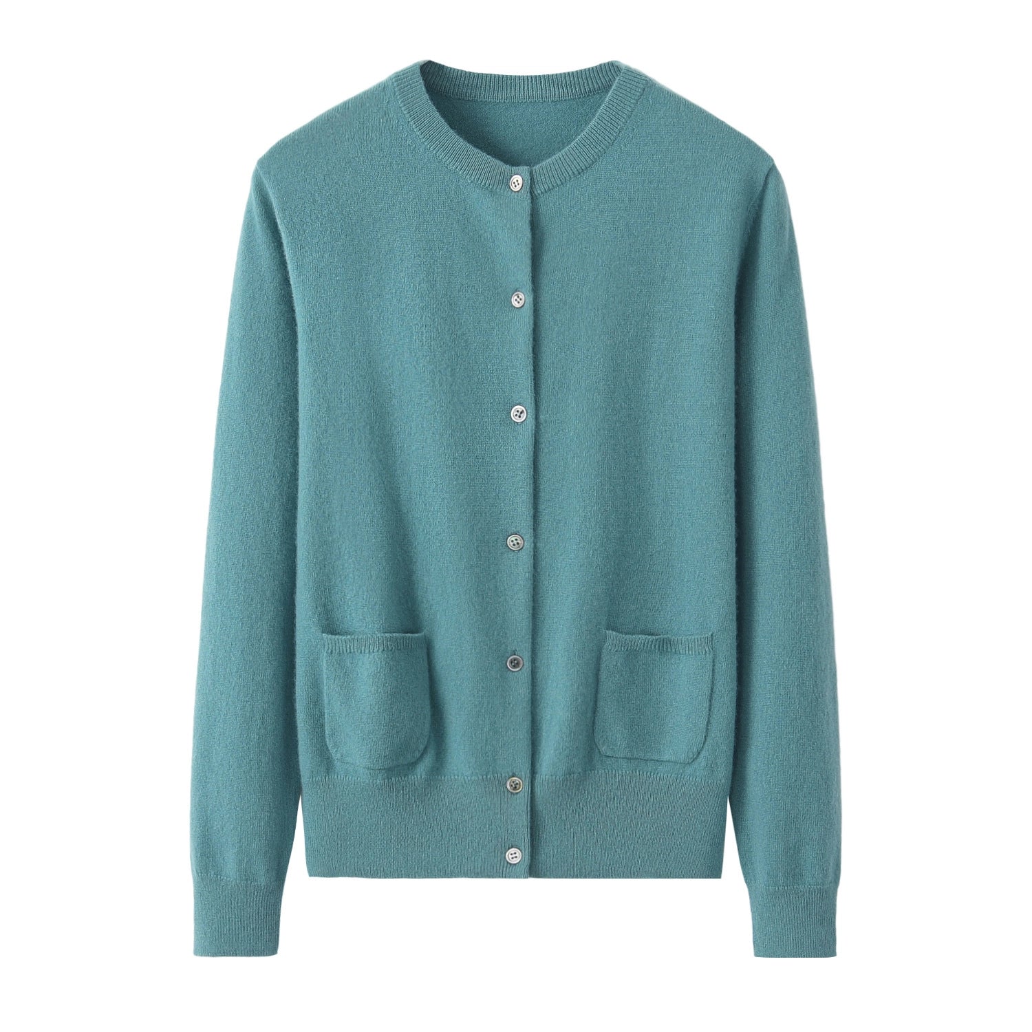 Crewneck Pure Cashmere Cardigan Crewneck Pure Cashmere Cardigan