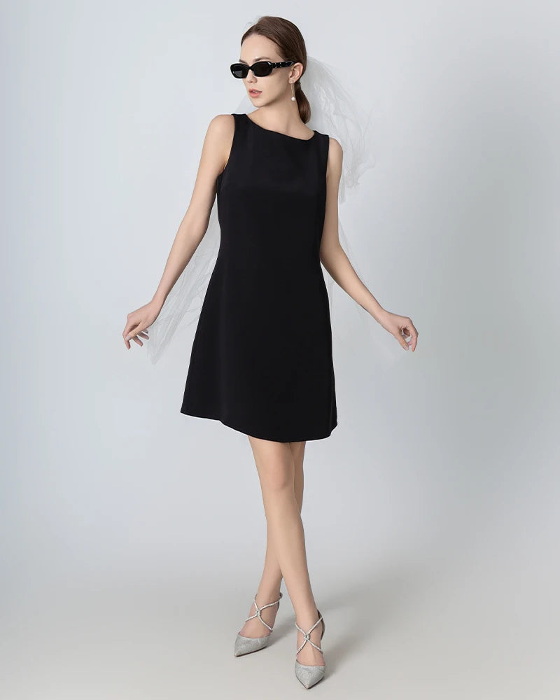 40 Momme A-line Silk Dress 40 Momme A-line Silk Dress