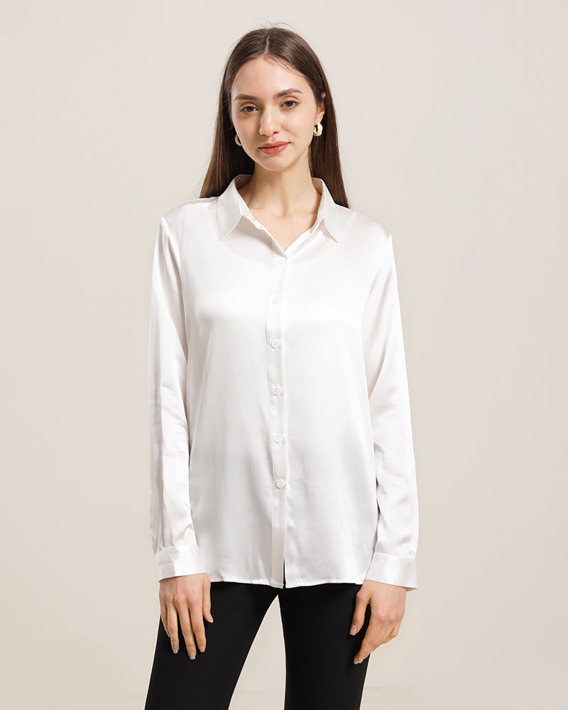 Women's Basic Silk Shirt