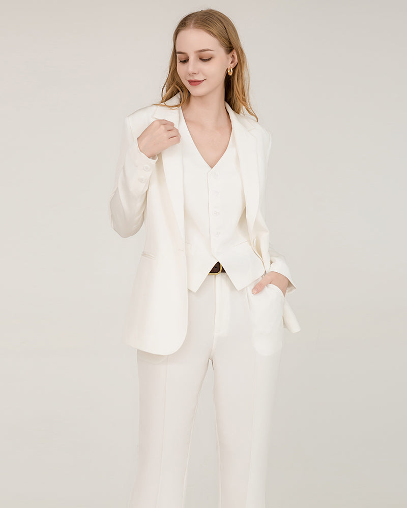 Women's Silk Suit Vest