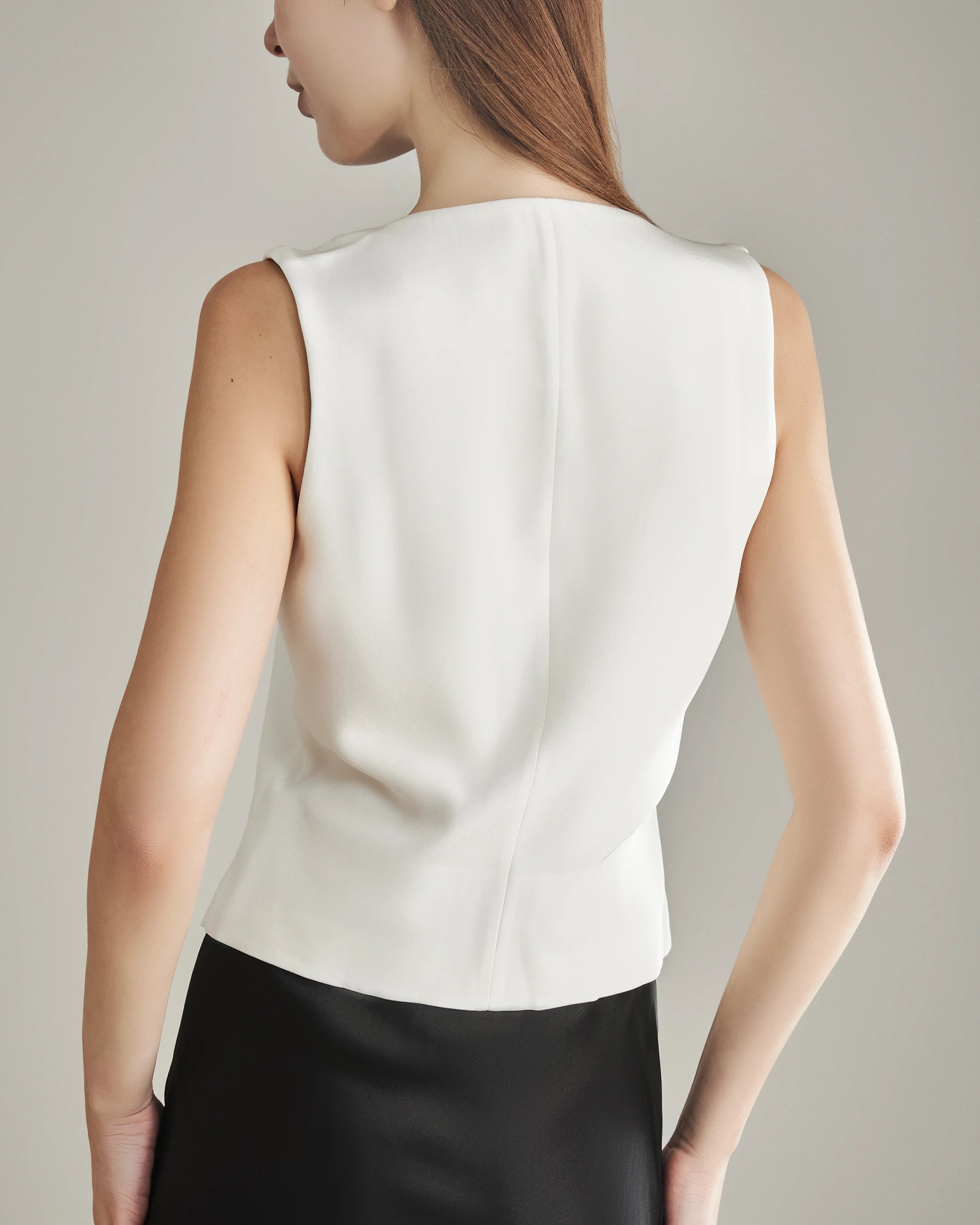 Women's Silk Suit Vest
