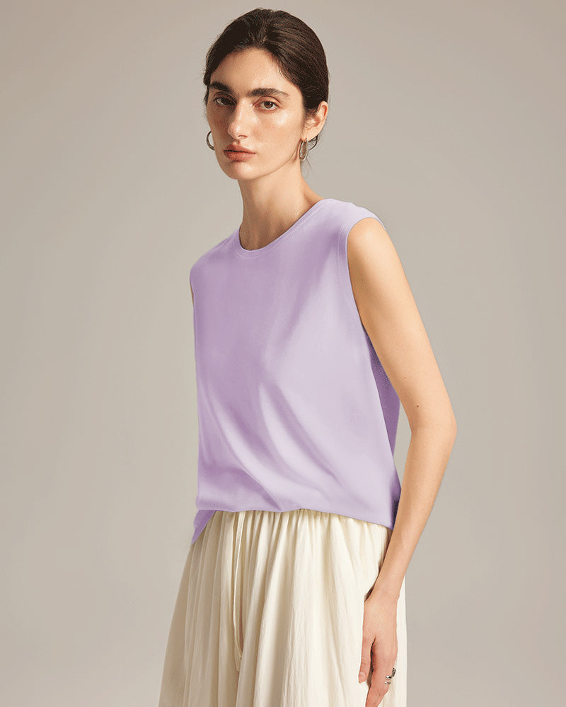 Sleeveless Silk Jersey Sleeveless Silk Jersey