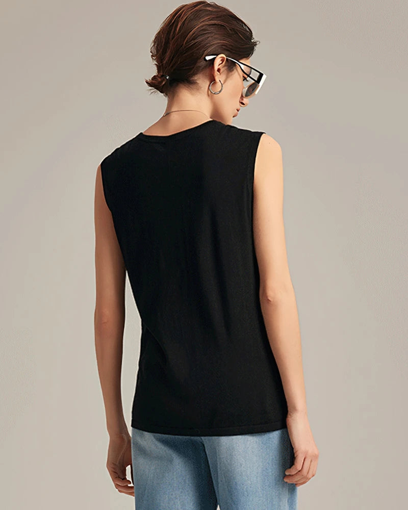 Sleeveless Silk Jersey Sleeveless Silk Jersey