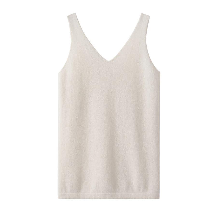Cashmere V Neck Sweater Vest
